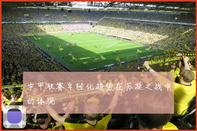中甲联赛年轻化趋势在苏延之战中的体现